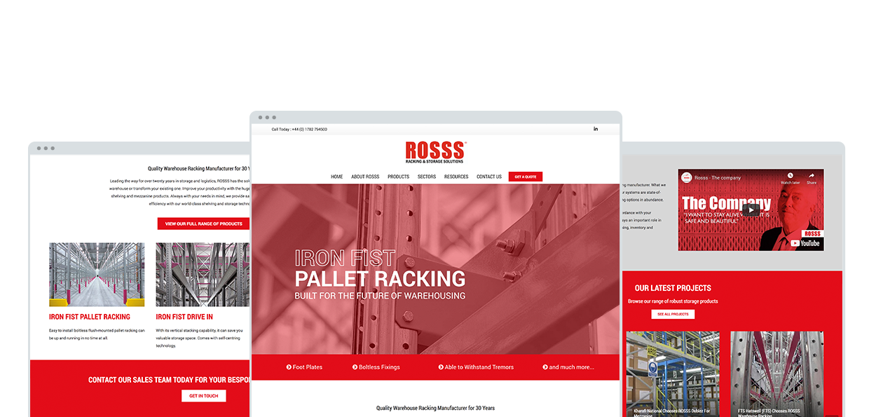 ROSSS UK Website Design and Development