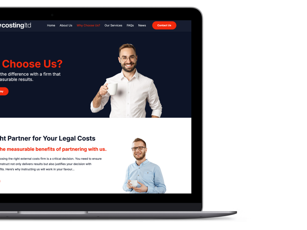 Law Costing Ltd Website Design and Development