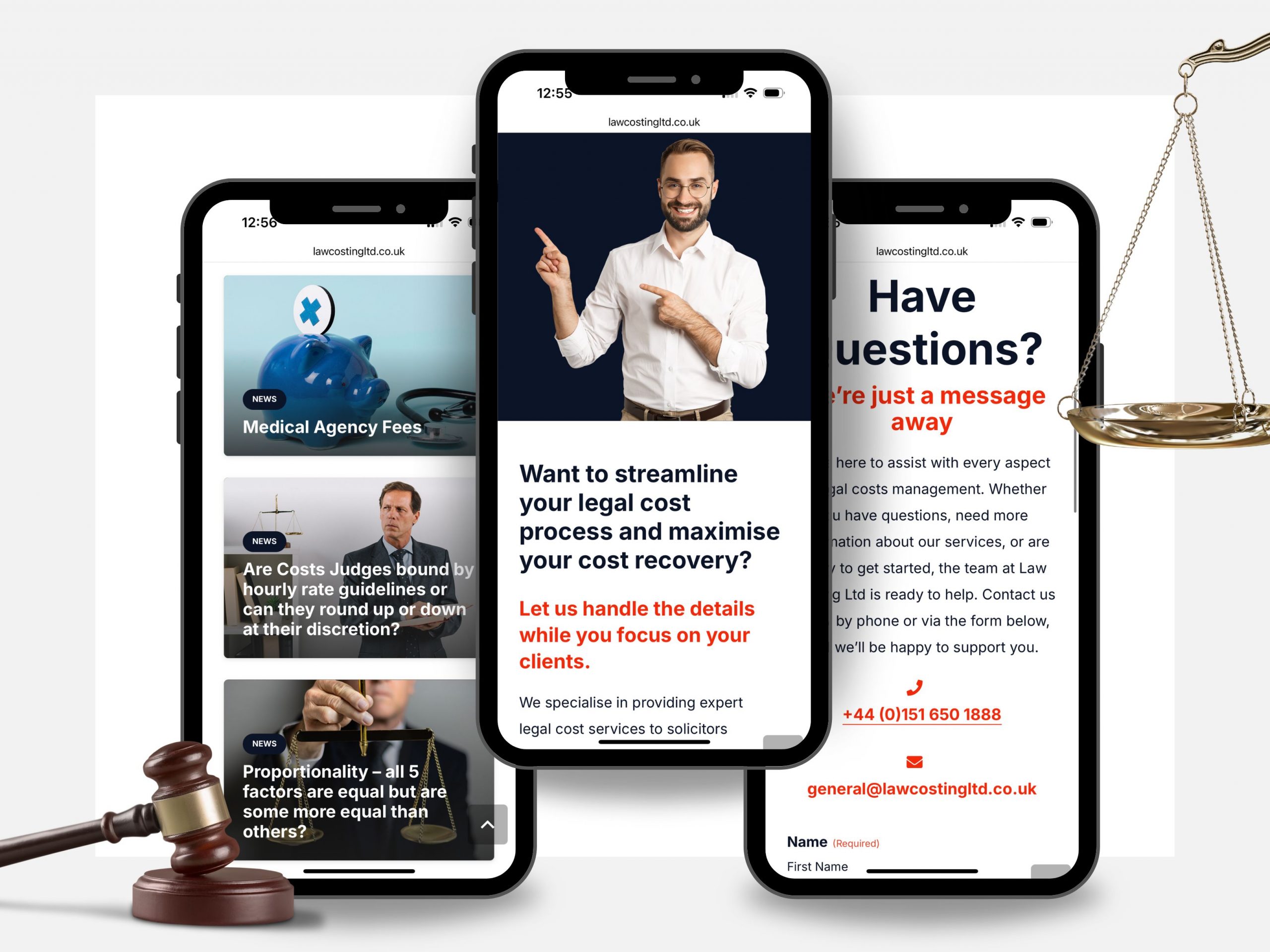 Law Costing Ltd Website Design and Development